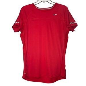 NIKE Red Dri-Fit Running Shirt